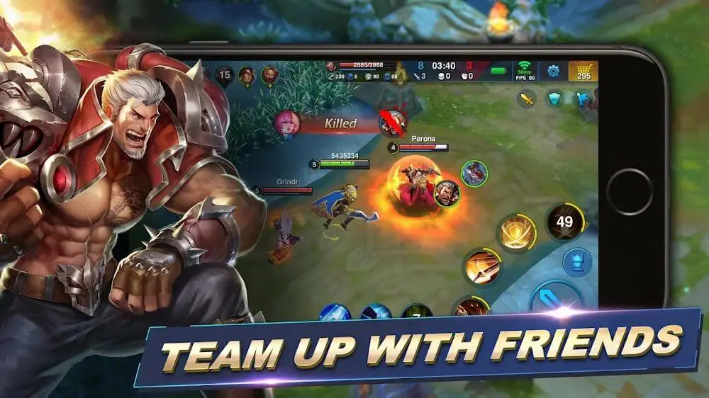Screenshot of the Heroes Arena game