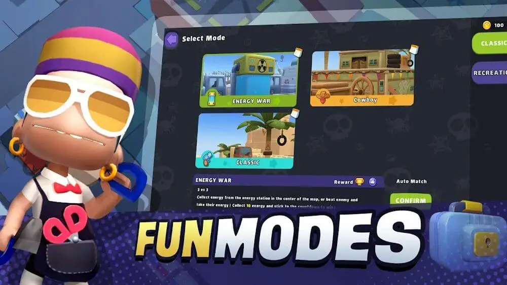 Screenshot of the HeyHa Royale game