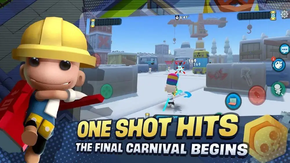 Screenshot of the HeyHa Royale game