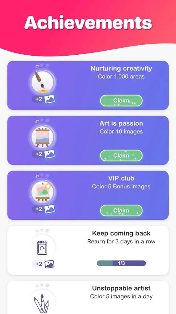 Screenshot of the Hey Color Paint by Number Art app