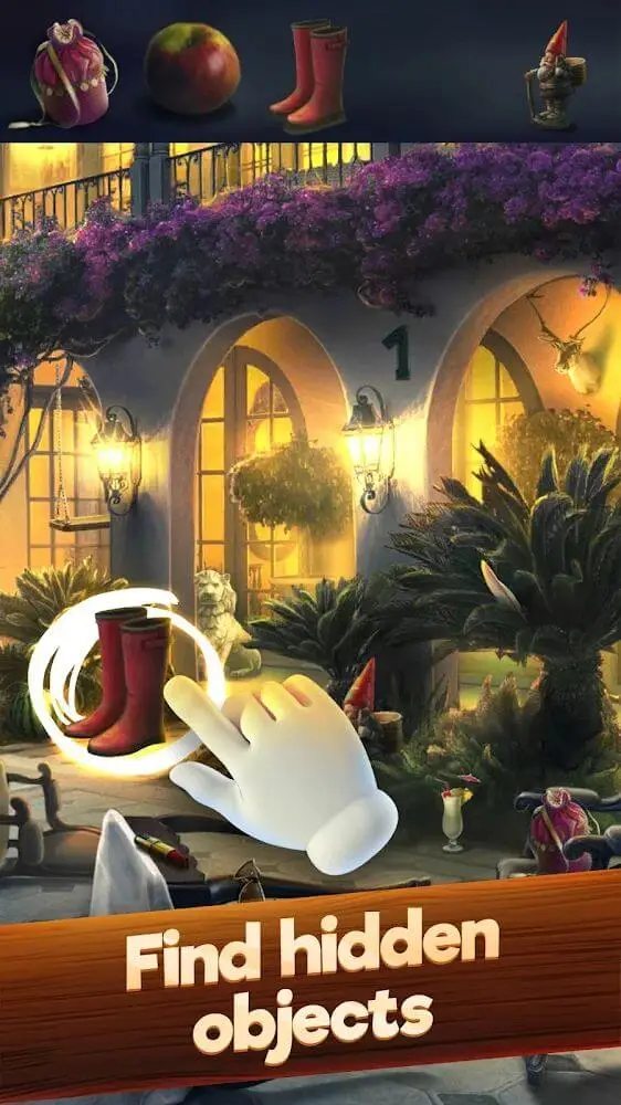 Screenshot of the Hidden Objects: Find Items app