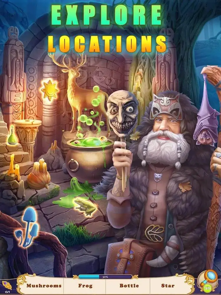 Screenshot of the Hidden objects of Eldritchwood app