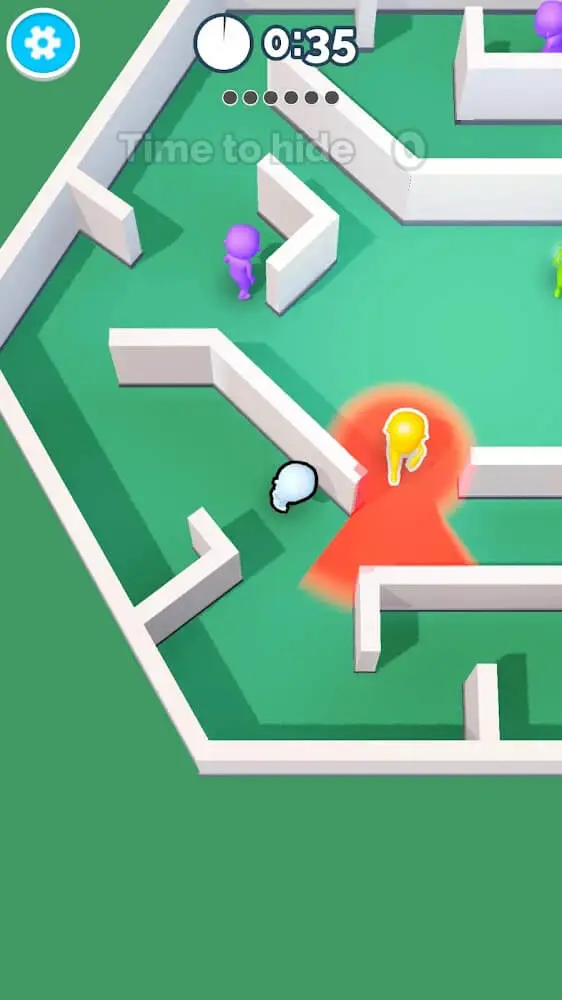 Screenshot of the Hide 'N Seek! app