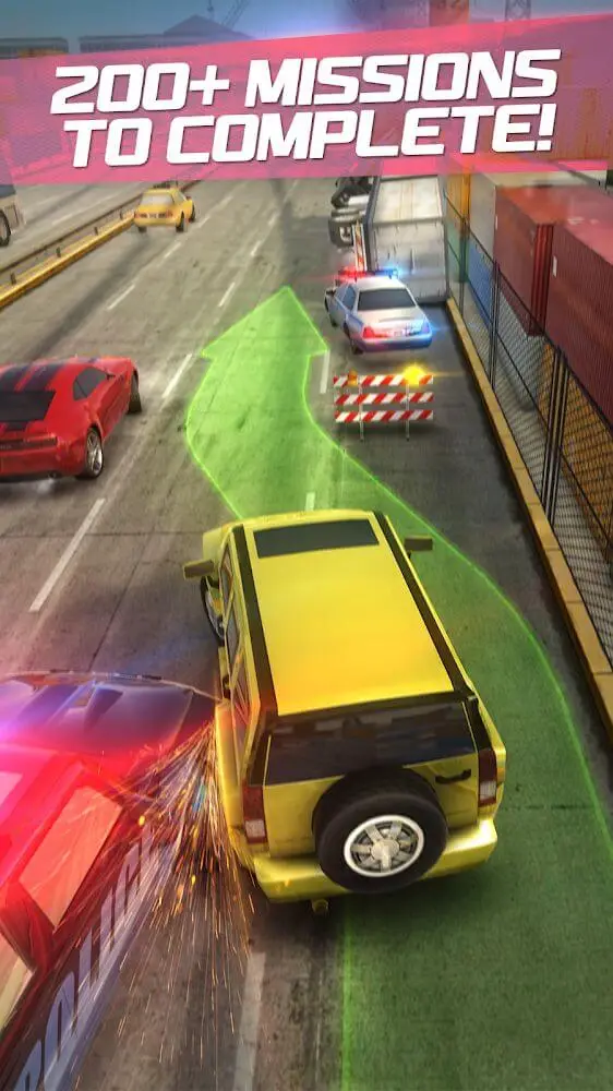 Screenshot of the Highway Getaway: Police Chase app