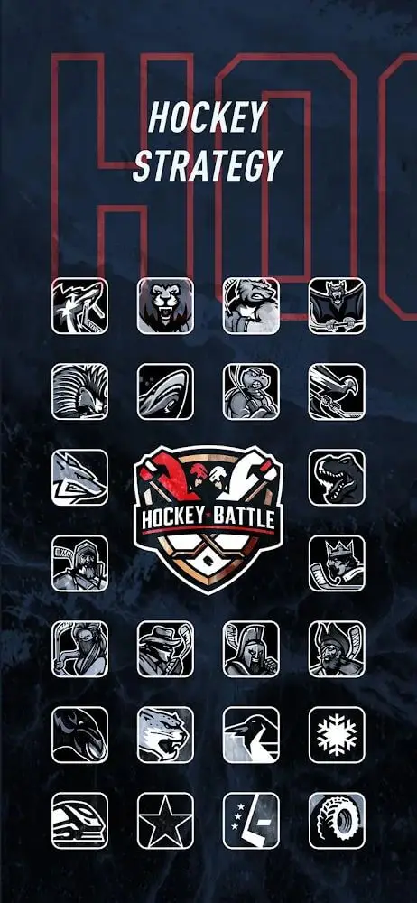 Screenshot of the HockeyBattle app