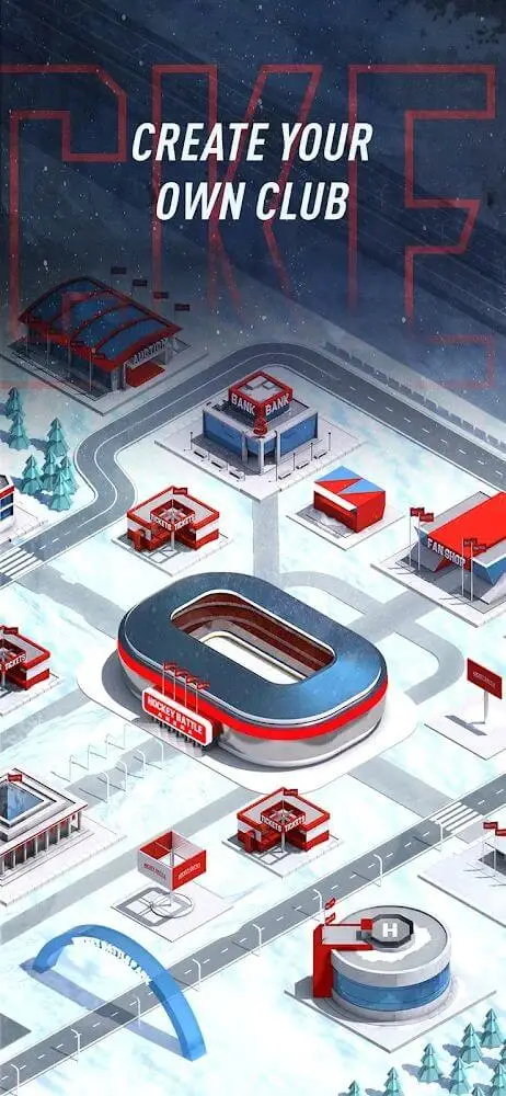 Screenshot of the HockeyBattle app