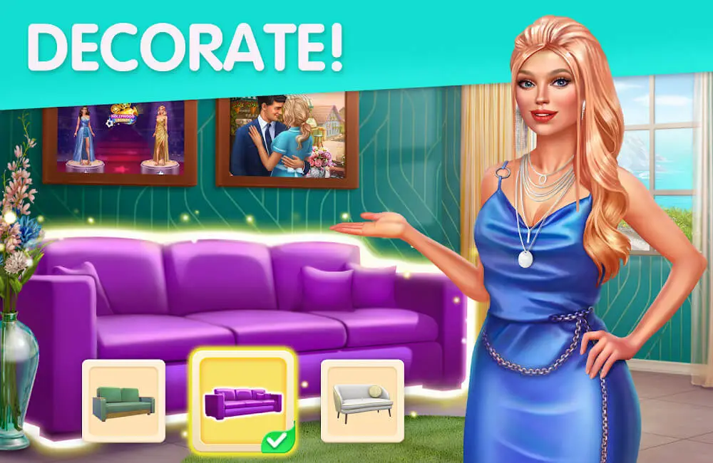 Screenshot of the Hollywood Legends: Makeover game