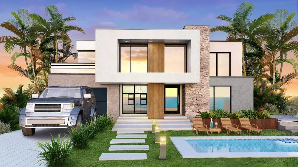 Screenshot of the Home Design: Hawaii Life game