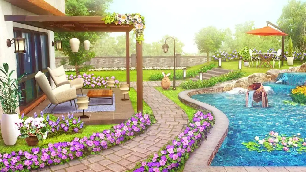 Screenshot of the Home Design: My Dream Garden game