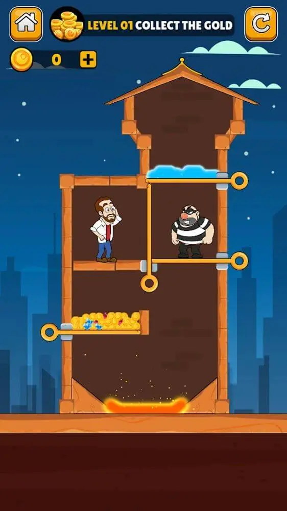 Screenshot of the Home Pin - How To Loot? app