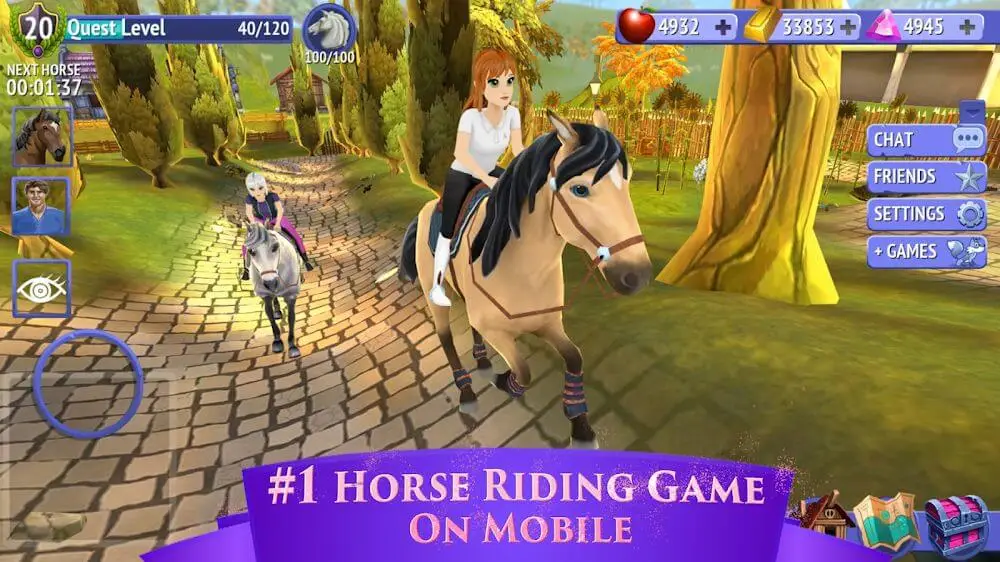 Screenshot of the Horse Riding Tales game