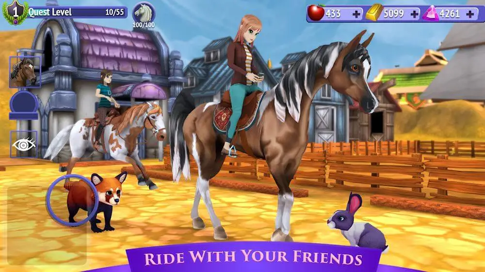 Screenshot of the Horse Riding Tales game