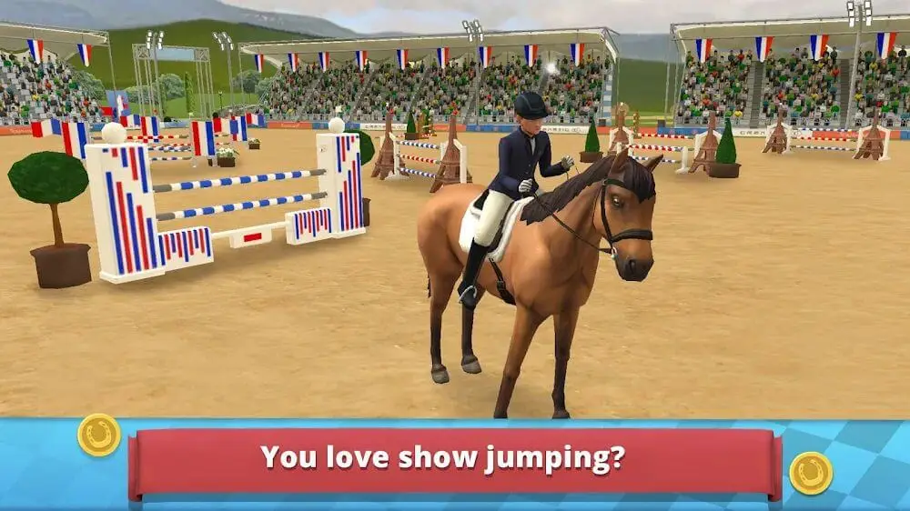 Screenshot of the Horse World - Show Jumping game