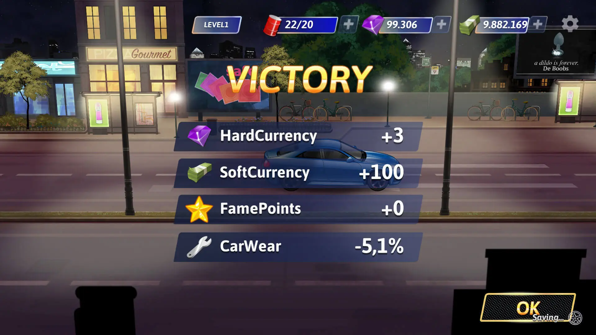 Screenshot of the Hot Engines game