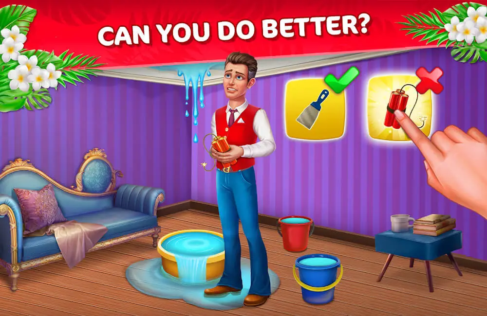 Screenshot of the Hotel Blast game