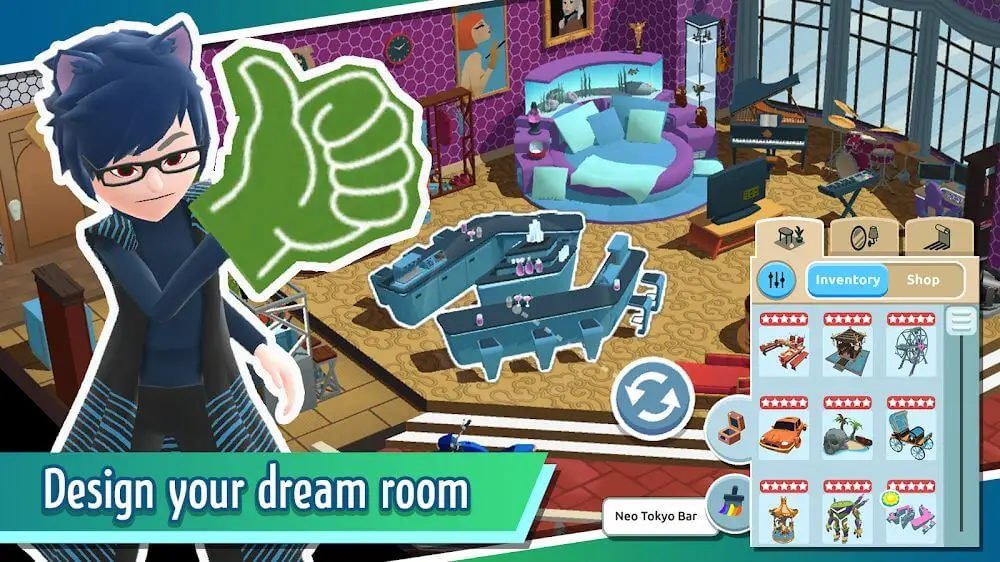Screenshot of the Hotel Hideaway: Virtual World game