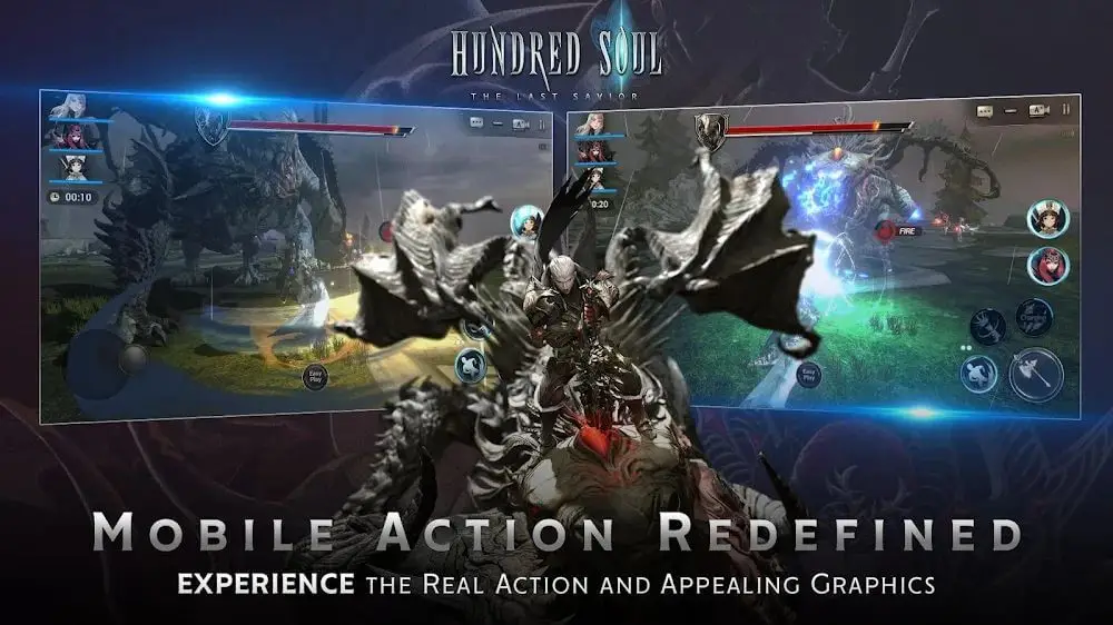 Screenshot of the Hundred Soul game