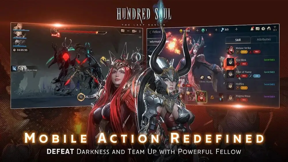 Screenshot of the Hundred Soul game