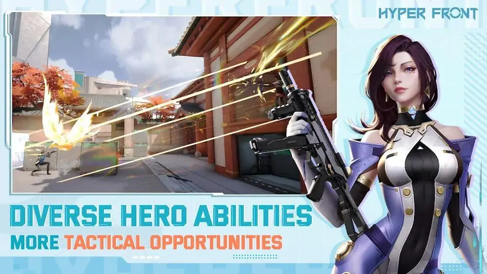 Screenshot of the Hyper Front game