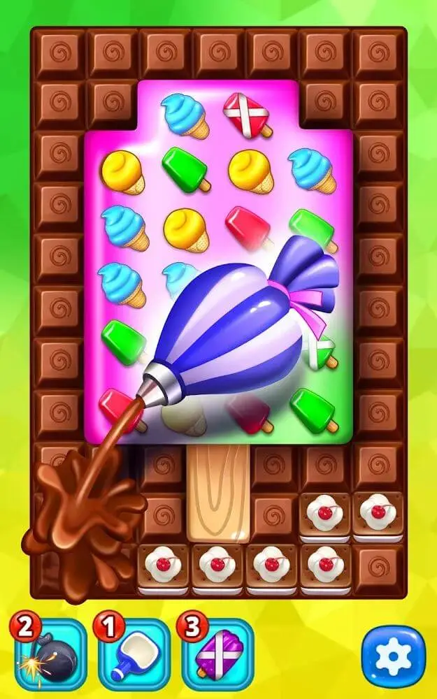 Screenshot of the Ice Cream Paradise app