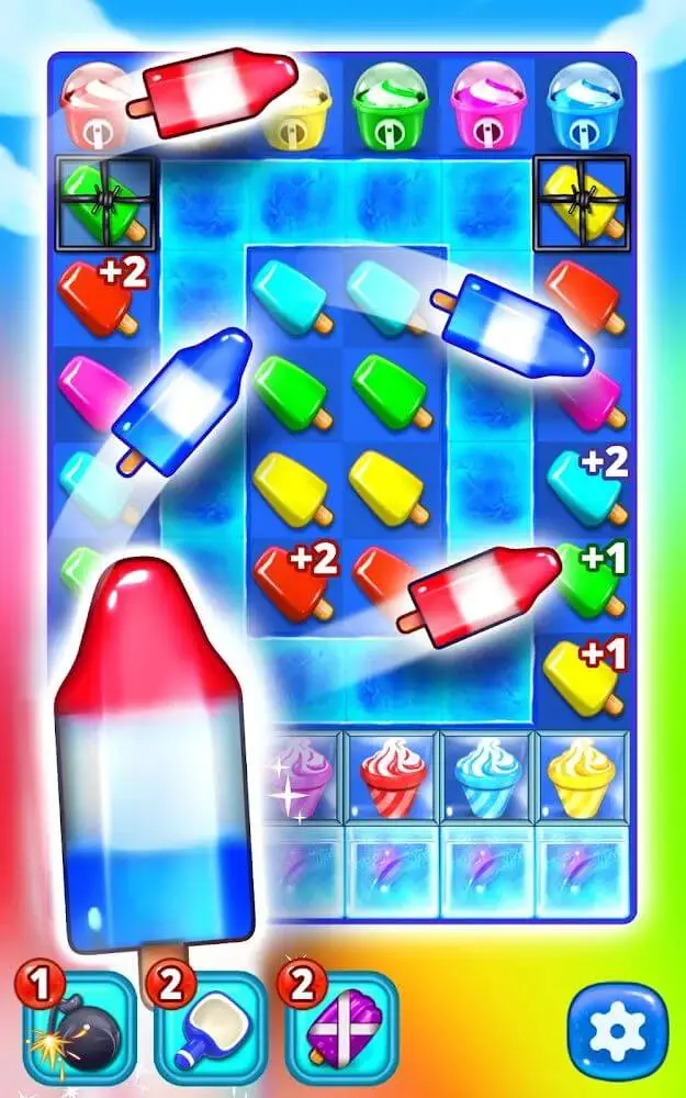 Screenshot of the Ice Cream Paradise app
