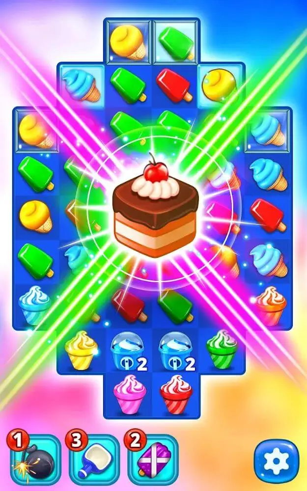 Screenshot of the Ice Cream Paradise app