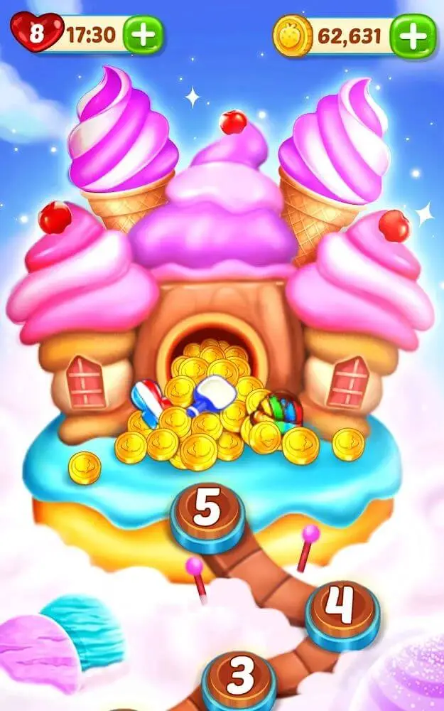 Screenshot of the Ice Cream Paradise app