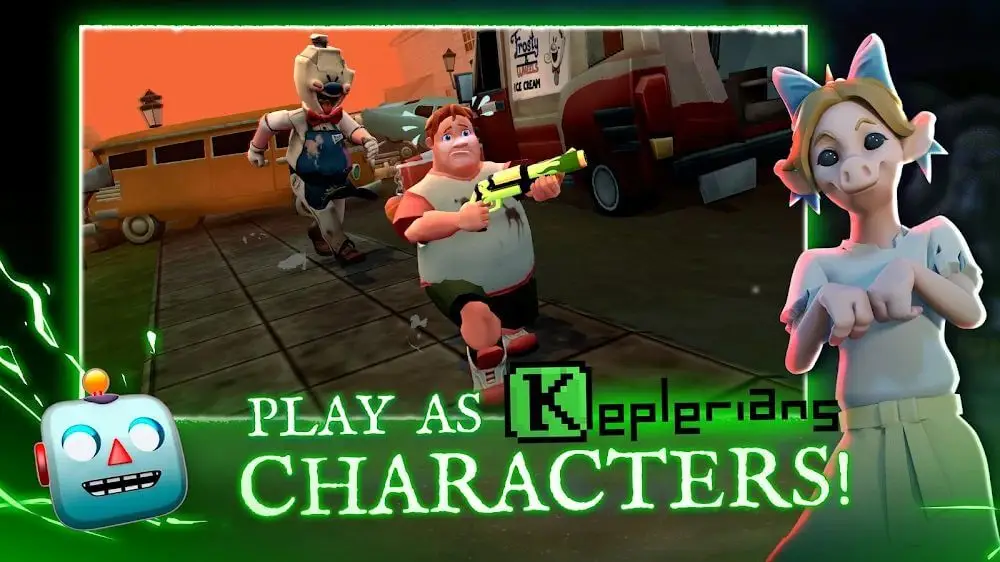 Screenshot of the Ice Scream: Horror Brawl game