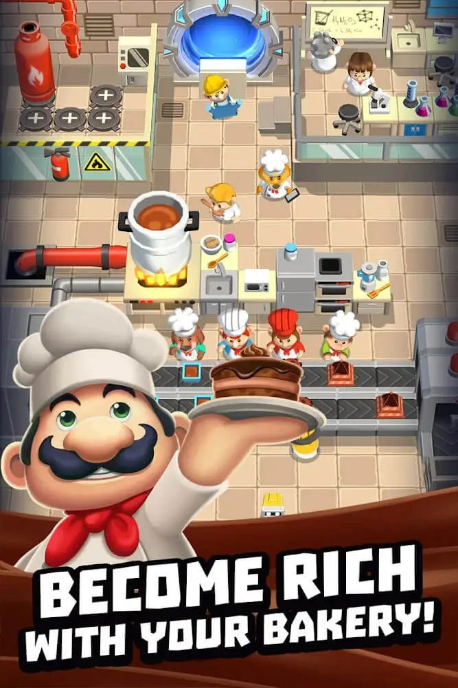 Screenshot of the Idle Cooking Tycoon app