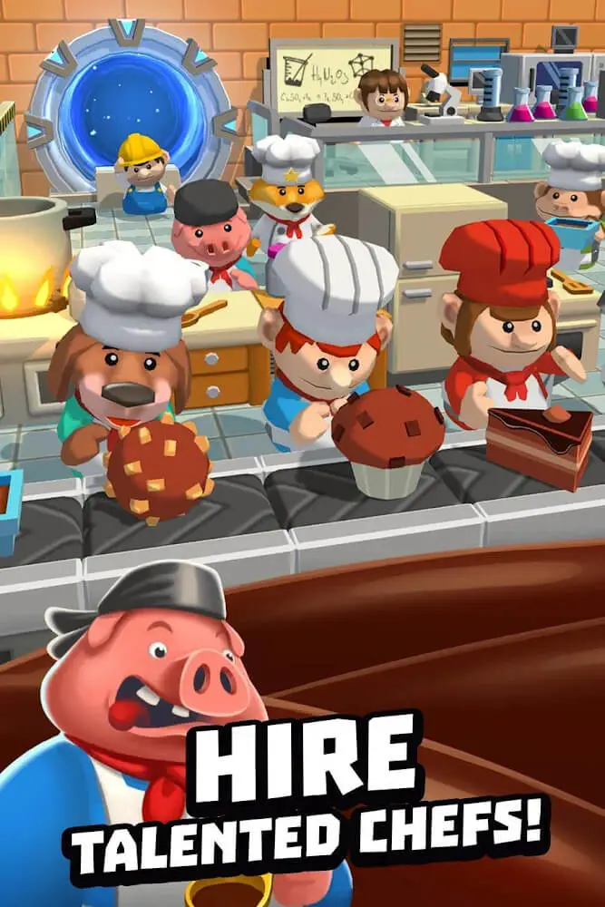 Screenshot of the Idle Cooking Tycoon app