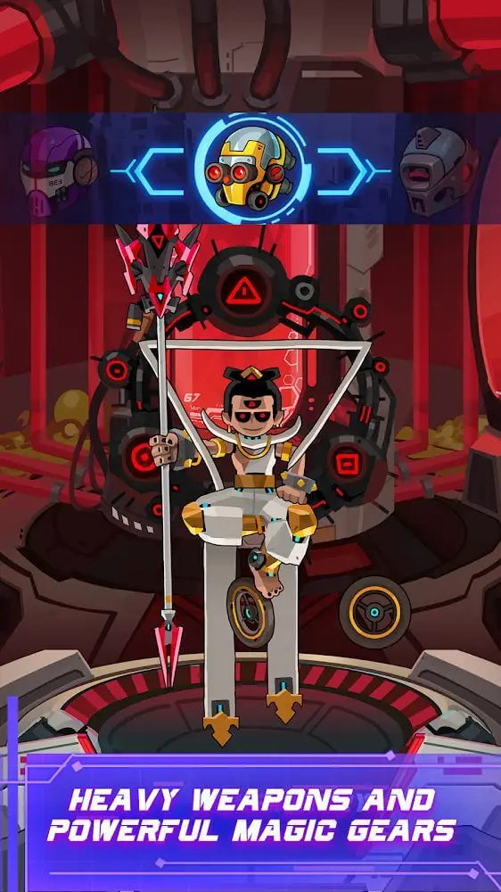 Screenshot of the Idle Cyber app