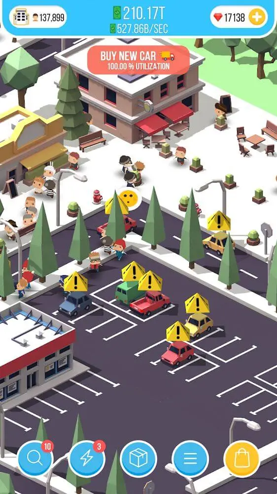Screenshot of the Idle Island City Idle Tycoon app
