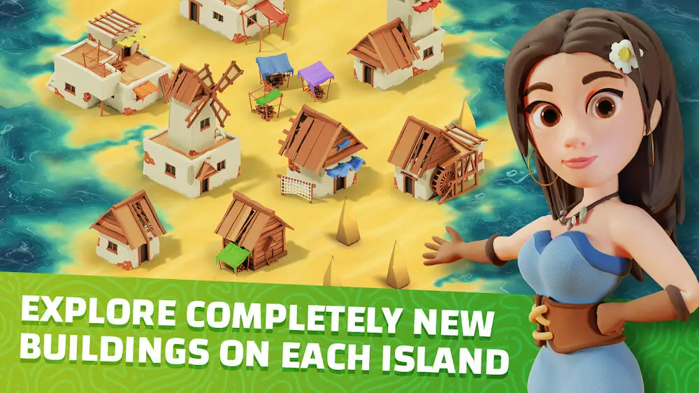 Screenshot of the Idle Islands Empire game