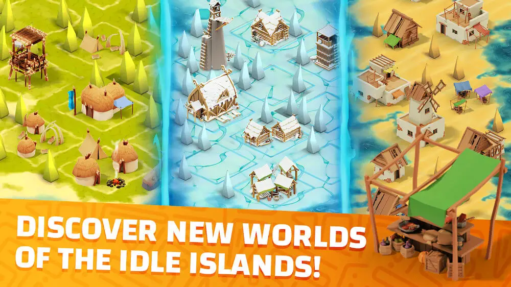 Screenshot of the Idle Islands Empire game