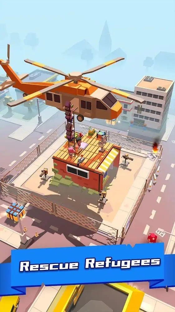 Screenshot of the Idle Zombie Shelter app