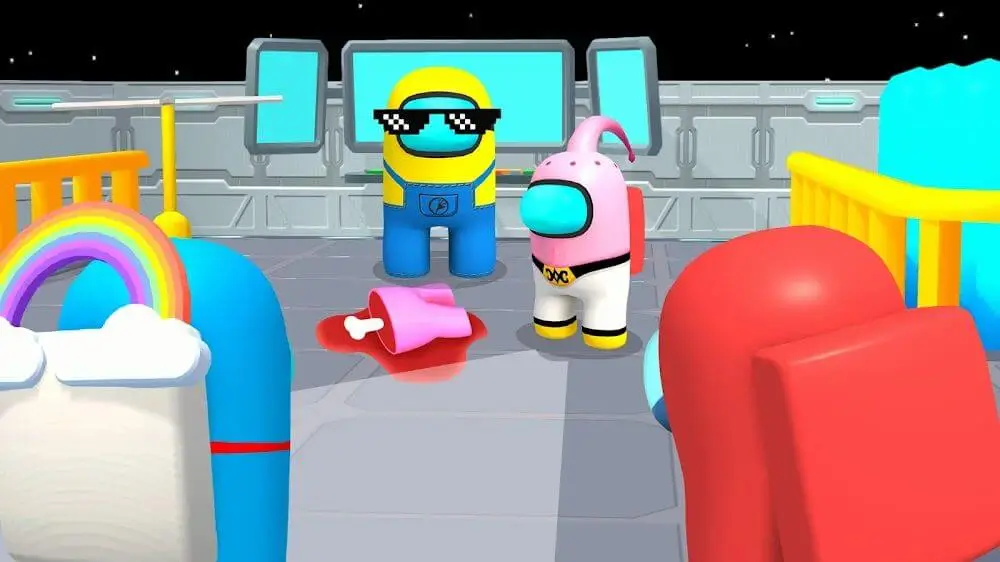 Screenshot of the Impostor vs Crewmate game