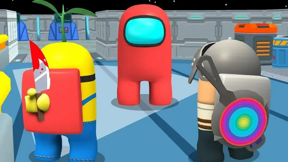 Screenshot of the Impostor vs Crewmate game