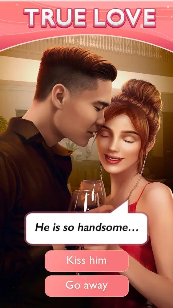 Screenshot of the Interactive Stories: Lovesick app