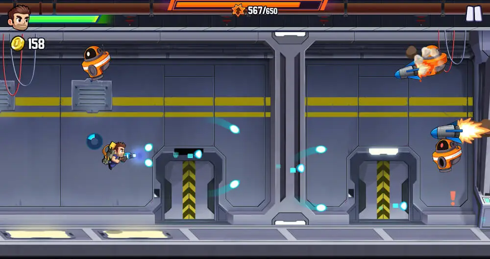 Screenshot of the Jetpack Joyride 2 game