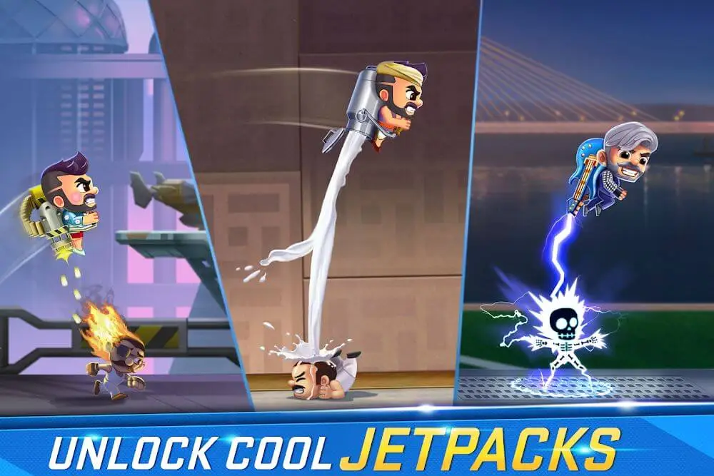 Screenshot of the Jetpack Joyride India Exclusive game