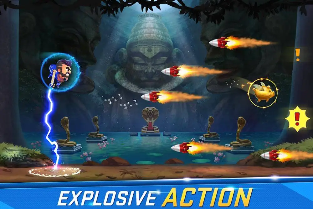 Screenshot of the Jetpack Joyride India Exclusive game