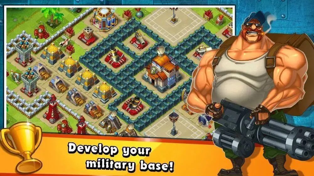 Screenshot of the Jungle Heat: War of Clans game