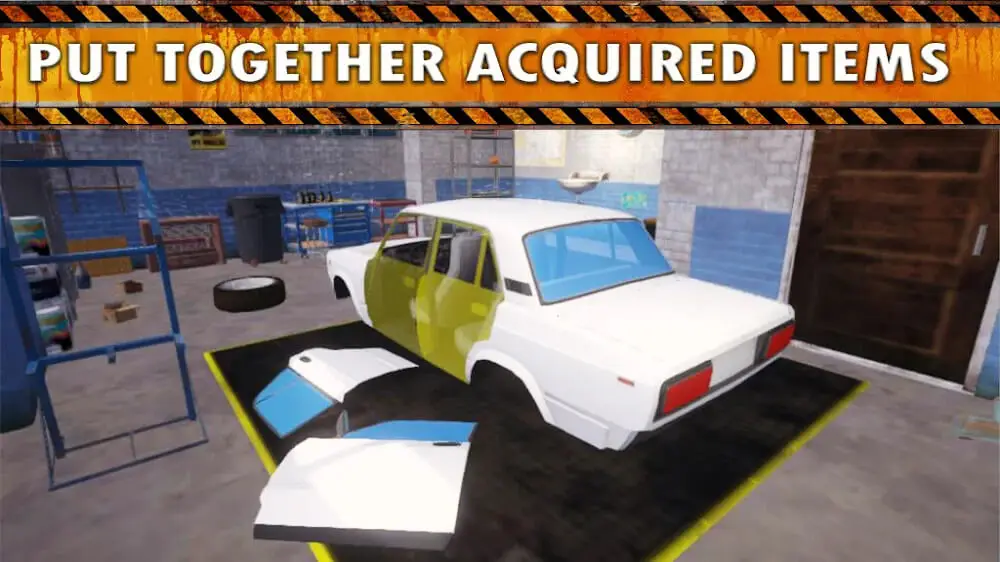 Screenshot of the Junkyard Builder Simulator game