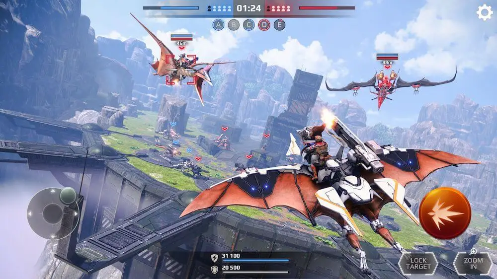 Screenshot of the Jurassic Monster World game