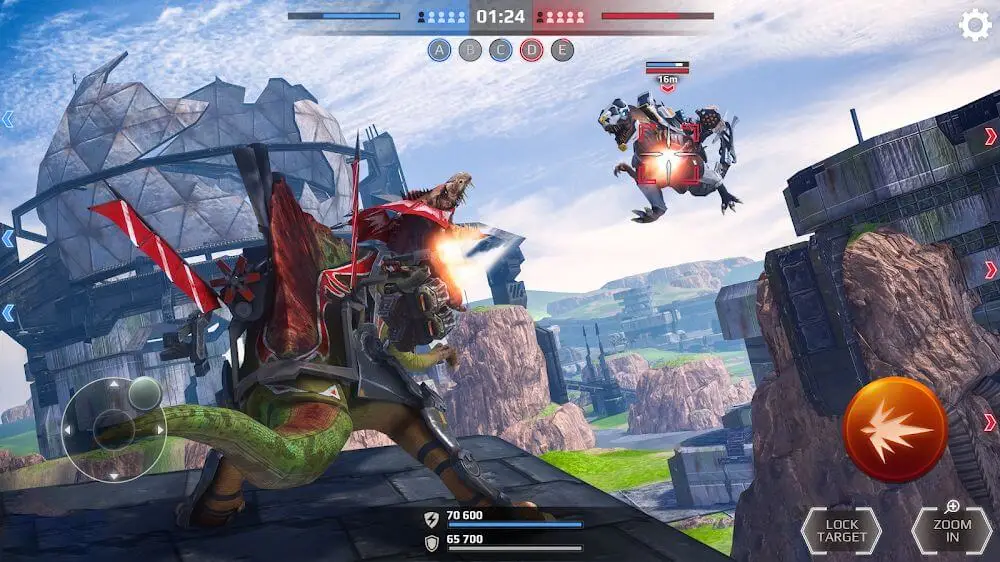 Screenshot of the Jurassic Monster World game