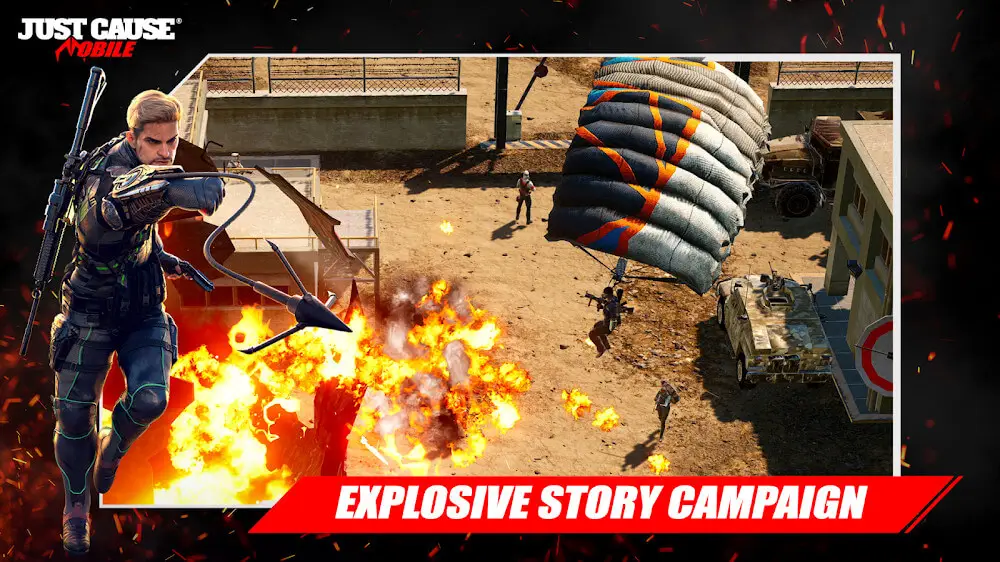 Screenshot of the Just Cause Mobile game