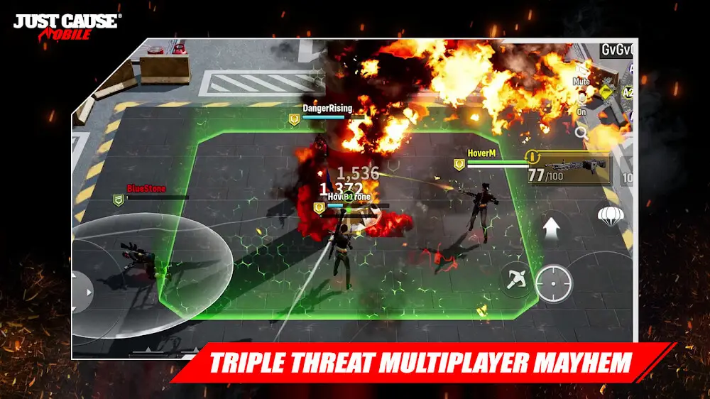 Screenshot of the Just Cause Mobile game