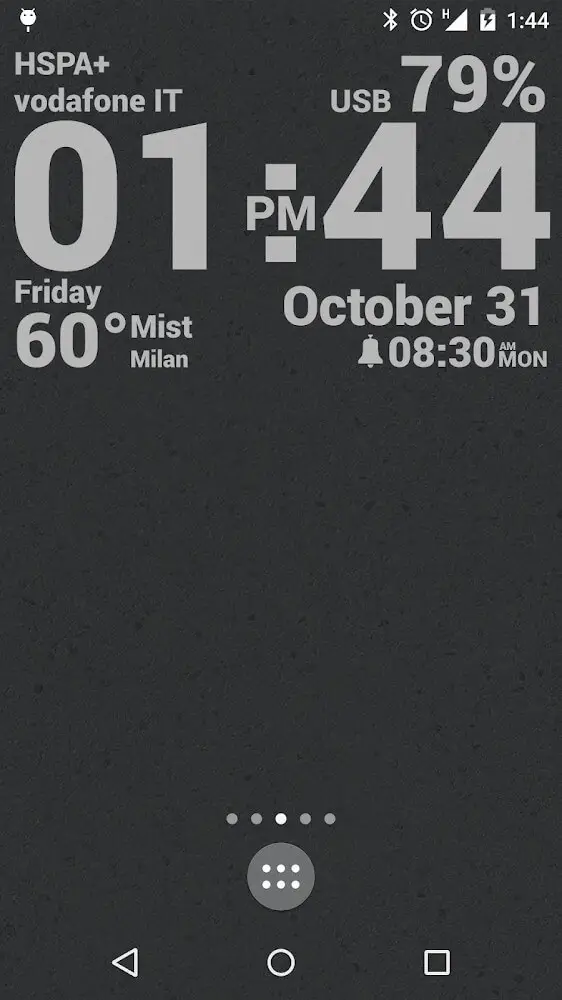 Screenshot of the KLWP Live Wallpaper Pro app