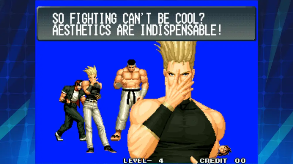 Screenshot of the KOF 96 ACA NEOGEO game