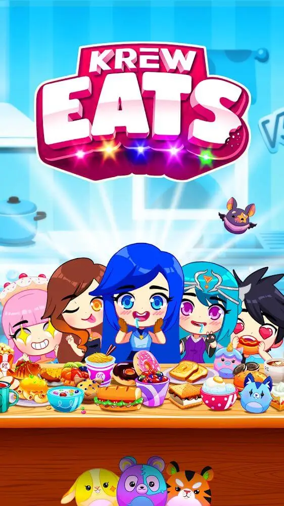Screenshot of the KREW EATS app